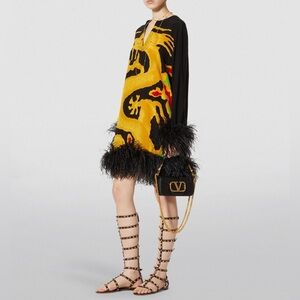 Valentino Dragon Silk Dress